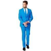 Opposuits Anzug Blue Steel Party Kostüm Anzug - für Karneval Ausgefallene Anzüge für coole Männer