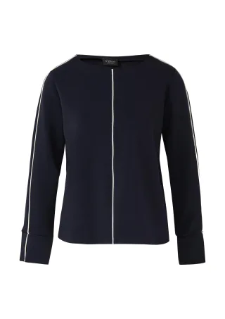 s.Oliver BLACK LABEL - Sweatshirt blau - Gr. - 44