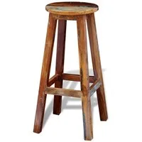 vidaXL Barhocker Barhocker Altholz Massiv (1 St)