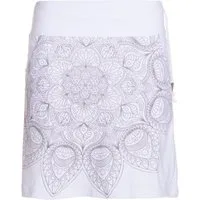 Vishes Minirock Damen Baumwolle Mandala-Muster breiter Bund zum Schnüren mit Taschen Alternative Bekleidung, Ethno, Hippie, Retro Style