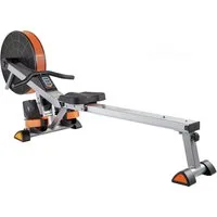 V-Fit Rudergerät Tornado (115 kg max. Benutzergewicht, Sport), Rudermaschine, Luft-Widerstands-System, klappbar