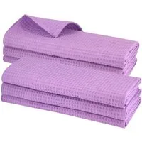 Engelland Geschirrtuch Poliertuch, (Vorteils-Set, 6-tlg., Waffel-Pique), 100 % Baumwolle, integrierte Aufhängeschlaufe, 70 x 50 cm