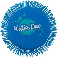 Marabellas Shop Badespielzeug Wasserfrisbee Ø 13cm aus Silikon in Blau, Grün oder Pink Wurfscheibe (1-tlg), mit Zotteln