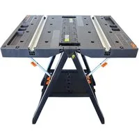 Worx Arbeitstisch Pegasus Arbeitstisch klappbar Multifunktionstisch 78 x 63 cm (WX051)
