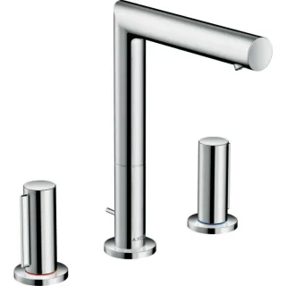 Axor Uno 3-Loch Waschtischarmatur 45133000 chrom, mit Zerogriff, mit Ablaufgarnitur