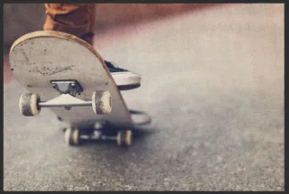 Fussmatte Skateboard 6083 | Größe: 60 cm x 45 cm