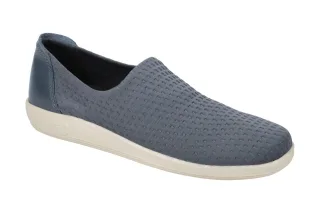 Ecco 206573 Soft 2.0 Damen Slip On Sneaker - Dunkelblau Ombre
