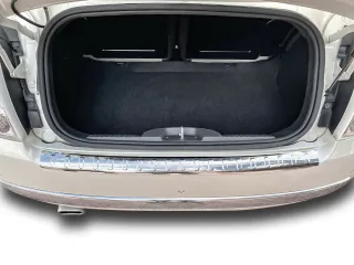 Edelstahl Ladekantenschutz Chrom Stoßstange Schutz Abdeckung mit Abkantung für Fiat 500 / 500C ab 2007-2015