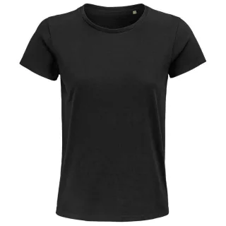 SOLS - "Pioneer" T-Shirt Baumwolle aus biologischem Anbau für Damen (Schwarz)