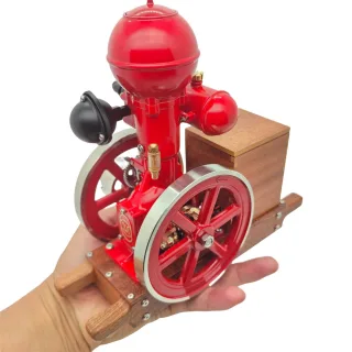 OKMO B01 3.6CC Ball Top Monitor Hit and Miss Vertical Water-cooled Single Cylinder 4-Stroke Engine Science Discovery Edu