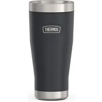 THERMOS Thermobecher ICON MUG, rutschfester Boden, 360° Trinkfunktion, spülmaschinenfest, 1-tlg., Edelstahl, Kunststoff, Silikon, 0,47l, 7h heiß & 22h kalt, absolut dicht, Dura-Seal-Deckel