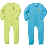 Erwin Müller Pyjama Kinder-Schlafoverall 2er-Pack Interlock-Jersey Tiermotiv