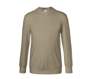 KÜBLER SHIRTS Sweatshirt sandbraun 6XL - 5023 6330-25-6XL