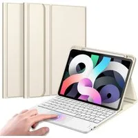 Fintie Tablet-Hülle für iPad Air 11'' M4/M3/M2(2026/2025/2024), iPad Air 5/4 Gen 2022/2020 10.9 Zoll, mit Stifthalter, Magnetische Abnehmbare Deutsche Tastatur mit Touchpad