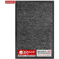 Floordirekt Fußmatte Space 205, Schmutzfangmatte hochabsorbierend - Matte Eingangsbereich, langlebig & rutschfest - Fußmatte innen/Schmutzfangmatte außen