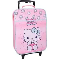 Hello Kitty Kinderkoffer Trolley Koffer Handgepäck Kinder Trolly Kindertrolley für Mädchen, Innen-Maße: 40 x 30 x 10 cm, Volumen: 12 Liter