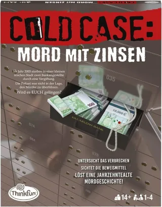 ThinkFun 76486 - Cold Case: Mord mit Zinsen