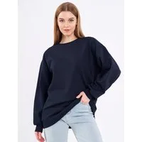 COMEOR Sweatshirt Damen Oversize Pullover Langarm Baumwolle