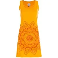Vishes Sommerkleid Ärmelloses Jersey Kleid Baumwolle Mandala Print Sommer Alternative Mode, Boho, Hippie, Ethno, Festival