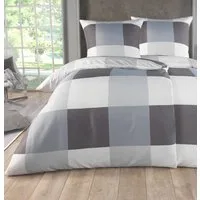 Kuscheli Bettwäsche 2x 135x200 + 2x 80x80 cm atmungsaktiver Bettbezug, moderne Designs, Für Allergiker geeignet, pflegeleicht, angenehm weicher Stoff