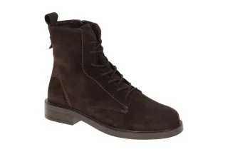 Tamaris 1-25105-47 Damen Stiefeletten mocca braun - bequeme Lace Up Boots