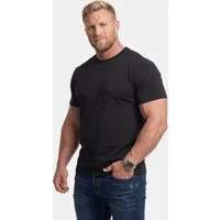 Men Plus T-Shirt T-Shirt Basic Halbarm Rundhals