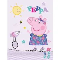 BERONAGE Kinderteppich Peppa Wutz Pig Happy Spiel-Teppich 100x133 cm, rechteckig, Höhe: 10 mm, rutschfest