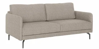 Creation BY ROLF BENZ 3-Sitzer "CR.450, Designsofa, edles Sofa, Loungesofa, Ledersofa, klares Design" Armlehne sehr schmal, Breite 190 cm, Alugussfuß Umbragrau