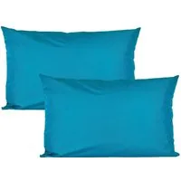 JACK Kissenbezüge 2er Set 40x60cm Outdoor Wasserfest, (2 Stück), 2x Kissenhülle, strapazierfähig, wasserabweisend, Innen & Außen