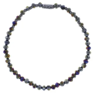 konplott - Armband - Petit Glamour dAfrique schwarz/silver