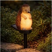 IC Gardenworld Tierfigur LED Solar Deko-Tiere als Gartenstecker, Tierfigur als Solarleuchte, beleuchtet, aus Kunststein, ca. 41 cm, kabellos