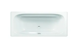 Bette Rechteck-Badewanne Duo 3820, 180x80x42 cm snow 1 Griffbohrung, 3820-4401GR 3820-4401GR