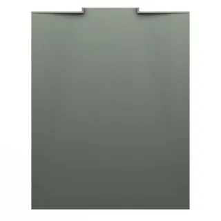 Laufen Duschwanne NIA 800x1000x30 Marbond mit Wandablauf betongrau, H2100320790001 H2100320790001