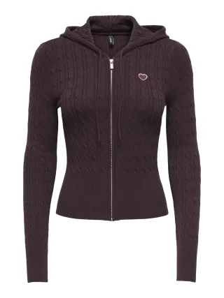 ONLY - ONLIBI LS ZIP CABLE HOOD CARDI CC KNT - Gr. - XS