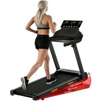 UMAY Laufband Für Zuhause Laufbänder (leiser Lauftrainer für Büro-Fitnessstudio, 3-in-1-Laufband mit 15 % Steigung, 180 kg Belastbarkeit, 3 PS elektrischer Lauftrainer, 12 km/h Laufgeschwindigkeit für Zuhause), 3-Bildschirm-Display und 12 Programme