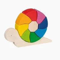 goki Bausteine Kecke Schnirkelschnecke Pauline Spielbausteine, (packung, 6 St., spar set), Viele Ergänzungsmöglichgkeiten