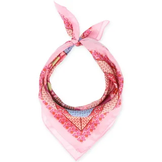 Halsüberkopf Accessoires - 50x50 Tuch Flower Power rosé - Gr. - OS
