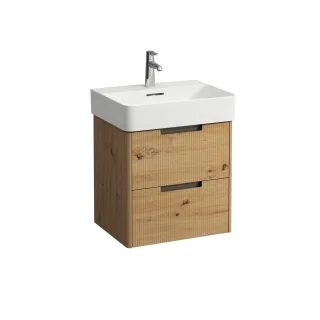 LAUFEN Waschtischunterschrank JUNA 400x521x515 2 Schubl m. Griffmulde f.WT H810282 wildeiche, H41158 H4115821092671