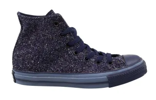 Converse Chuck Taylor Fischgräten -Herren Navy Plimsolls
