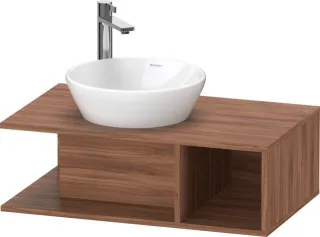 Duravit D-Neo Konsolenwaschtischunterbau wandhängend Nussbaum Matt 800x480x260 mm - DE491807979 DE491807979