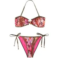 LIPSY Triangel-Bikini Lipsy Trägerloser Bikini mit Geomuster (1-St)