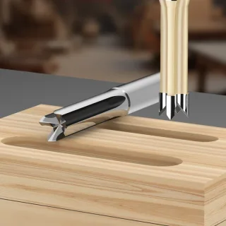 Four-Blade Carbide Tenon Cutter Woodworking Mortise and Tenon Door Lock Hole Opener Smooth Cutting Tool 8mm 9mm 10mm 12m