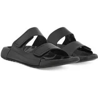 Ecco Cozmo Flat schwarz Damen Sandale