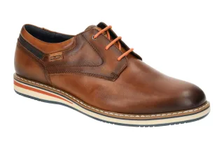 Pikolinos M1T-4050 cuero AVILA Bequeme Herren Schn?r Halbschuhe Braun