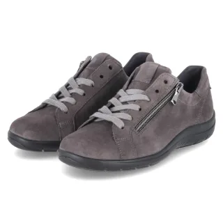 Semler Halbschuhe MICHELLE - Gr. 36,5 - Grau - Rauleder