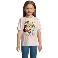 Blondie & Brownie T-Shirt Mädchen Kinder Fun Comic Sailor Moon Friends Anime Manga Mädchen Sailor Moon T-Shirt Anime Manga Friends buntes Design