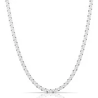 Tony Fein Panzerkette Panzerkette 3 mm 925er Sterling Silber Massiv, Made in Italy