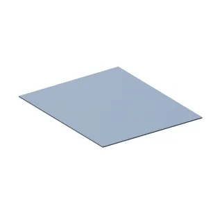 Keuco Abdeckplatte Edition 11 Art 49031, 400 x 4 x 483 mm Glas blue satin satiniert, 49031330400 49031330400