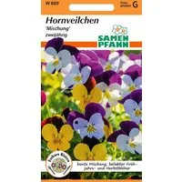 SAMEN PFANN Blumensamen Hornveilchen, Mischung - Hornveilchen-Samen Saatgut Samen, Viola cornuta