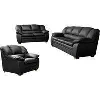 COTTA Polstergarnitur Casino, Sofa Set, 3-2-1 Sitzer, Wohnzimmer Garnitur, (Set, 3-tlg), Sessel, 2-Sitzer, 2,5-Sitzer, hohe Rückenlehne